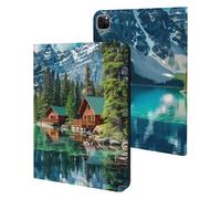 Canada Ohara Lake Yoho National Park With Mountains Nature Scenery Case Compatible for IPAD Pro 20/21/22(11in) Tablet Cases Stand Protective Cover with Sleep/Wake