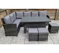 Canada Outdoor Corner Sofa Dining Set with Lift-Up Table