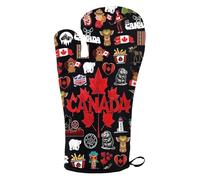 Canada Oven Mitt Canada Leaf Oven Glove Canadian Kitchen Glove Canadian Souvenirs Gifts Canada Maple Leaf Gifts (Canada leaf om2)