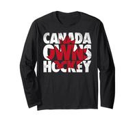 Canada Owns Hockey Ice Arena Sport Long Sleeve T-Shirt
