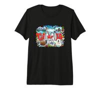 Canada Polar Bear Beaver Pointing Meme - Canadian Souvenir Premium T-Shirt