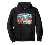 Canada Polar Bear Beaver Pointing Meme - Canadian Souvenir Pullover Hoodie
