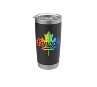 Canada Pride Gay Lesbian Pride LGBT Stainless Steel Insulated Tumbler