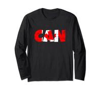 Canada Pride Love and CAN Canadian Flag for Canada Long Sleeve T-Shirt