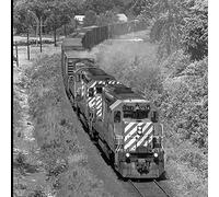 Canada Railroad Photographs: Freight Trains in Ontario Taken During the Last Quarter of the 20th Century - All in Black & White: 2