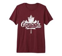 Canada Retro Vintage Proud Canadian Flag Maple Leaf Premium T-Shirt