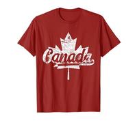Canada Retro Vintage Proud Canadian Flag Maple Leaf T-Shirt