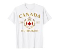 Canada The True North Maple Leaf Shirt - Proud Canadian EST T-Shirt