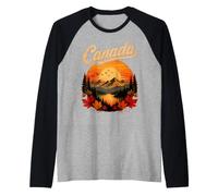 Canada Travel Roots Souvenir Raglan Baseball Tee