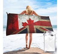Canada UK British Flag Adult Beach Towels Bath Towel Pool Towels Holiday Travel Quick Dry Towel 31.5×63in