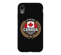 Canada United Resilient Dominion Maple Leaf Case for iPhone XR