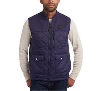 CANADA WEATHER GEAR Men's Vest - Zip Up Sweater Yoke Front and Back Quilted Warm Vest for Men - Men's Outerwear Vests (M-XXL), Navy, XXL