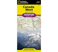 Canada West Adventure Map | National Geographic Travel Map | Waterproof, Tear-Resistant | GPS-Ready Road & Parks Map | BC, Alberta, Rockies, Banff & ... Guide (National Geographic Adventure Map)