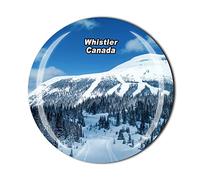 Canada Whistler Fridge Magnet for Refrigerator Souvenir Gift Crystal Magnetic Sticker Collection