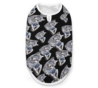 Canada Wild Big Cat Funny Dog Shirts Sleeveless Pet Tank Top Comfort Pets Clothes Vest for Small Medium Dogs Cat M