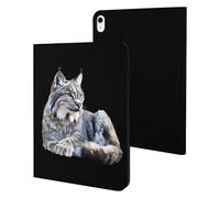 Canada Wild Big Cat Slim Tablet Cases Compatible with iPad Series Without Pencil Holder Protective Cover Compatible with ipad Air5/air4 (10.9in) /ipad Pro 2018(11in)