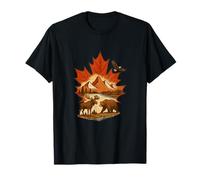 Canada Wilderness - Moose, Bear & Mountains Nature Lover T-Shirt