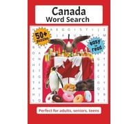 Canada Word Search Book: Word Searches with Easy to Read Print about Canada, Canada Word Search Puzzle Book, Canadian word search and More | 6x9 ... for Vacations, Holidays, and Just Relaxing