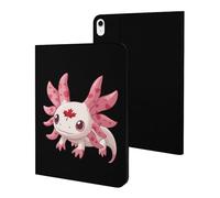 Canadian Axolotl Lover Flag Case Compatible for iPad 10代 (10.9in) Tablet Cases Stand Protective Cover with Sleep/Wake