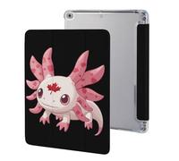 Canadian Axolotl Lover Flag Case Compatible for IPAD 2017/2018/Air1/Air2 (9.7in) Tablet Cases Protective Stand Cover