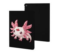 Canadian Axolotl Lover Flag Case Compatible for ipad 2019/2020/2021(10.2in) Tablet Cases Stand Protective Cover with Sleep/Wake