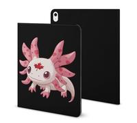 Canadian Axolotl Lover Flag Case Compatible for IPAD 2020 AIR 4 (10.9in) Tablet Cases Cover with Pencil Holder Auto Wake/Sleep