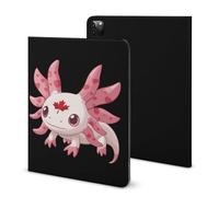 Canadian Axolotl Lover Flag Case Compatible for IPAD Pro 2020 (11in) Tablet Cases Cover with Pencil Holder Auto Wake/Sleep