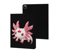Canadian Axolotl Lover Flag Case Compatible for iPad Pro 2020/2021/2022 (12.9in) Tablet Cases Stand Protective Cover with Sleep/Wake