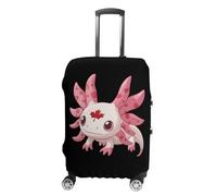 Canadian Axolotl Lover Flag Suitcase Cover Washable Luggage Protective Covers Travel L