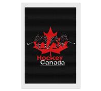 Canadian Canada Hockey Diamond 5D Painting Kits for Adult Beginners Round Full Drill DIY Wall Art Craft Decor Gift 8"x12"