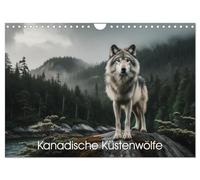 Canadian coastal wolves UK-Version (Wall Calendar 2026 DIN A4 Landscape), CALVENDO 12 Month Wall Calendar
