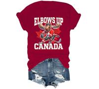 Canadian Elbows Up Shirt, Elbows Up T-Shirt Claret