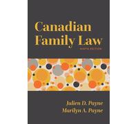 Canadian Family Law, Ninth Edition