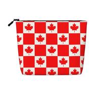Canadian Flag A Versatile Travel Makeup Bag, Ideal for Daily Routines and Business Journeys