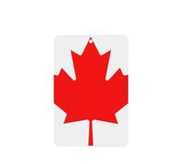 Canadian flag Car air freshener, four-pack, suitable for car interiors, trucks, and SUVs.
