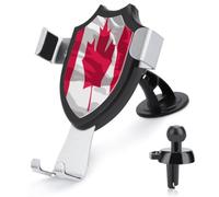 Canadian Flag Car Phone Holder for 4''-6'' Smartphone