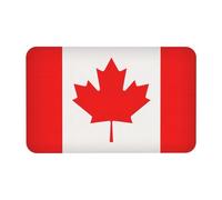 Canadian Flag Diatomaceous Earth Shower Mat, Non-Slip Super Absorbent Quick Drying Bathroom Floor Mat