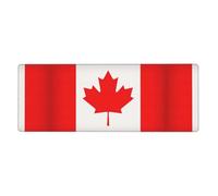 Canadian Flag Gaming Desk Mat, Wide Surface Desk Pad for Keyboard, Mouse and Improved Gaming Stability