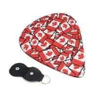 Canadian Flag Guitar Pickfor Pickups For Acoustic Electric Guitar Bass Ukulele