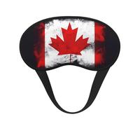Canadian Flag It is a Black-Rimmed Eye mask. The Soft Eye mask can Improve Sleep Quality and is Suitable for Indoors, Outdoors and Traveling.