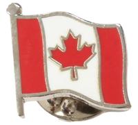 Canadian Flag Lapel Pin Badge In Velvet Pouch Or Gift Box With Free Engraving 487