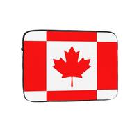 Canadian Flag Laptop Sleeve Case 10 Inch Suitable for Notebook Computer Tablet Traveling Carrying Simple Case