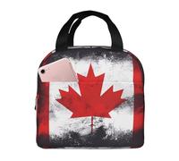 Canadian flag Lunch Box for Men - Reusable Lunch Bag for Men and Women - Insulated Small Lunch Box.