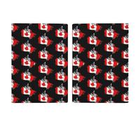 Canadian Flag Map Travel Passport Wallet Credit Card Holder Cover Case Protector
