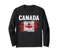 Canadian Flag Maple Leaf Canada Long Sleeve T-Shirt