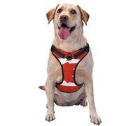 Canadian Flag No Pull Dog Harness Adjustable Reflective Oxford Easy Control Medium Large Dog Harness