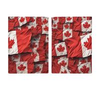 Canadian Flag Passport Holder, ID Card Protector Case Passport Holder with Slot Passports Travel Wallet Document Cover for Women And Men