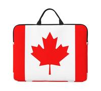 Canadian Flag Print 14in Laptop Case Notebook Cover For School Office Travel Portable Computer Bag
