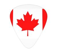 Canadian flag print Celluloid Guitar Plectrums for Acoustic Guitar Bass,Guitar Picks with Organizer Box