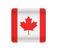 Canadian Flag Print Cute Refrigerator Magnets For Locker Whiteboard Office And Kitchen